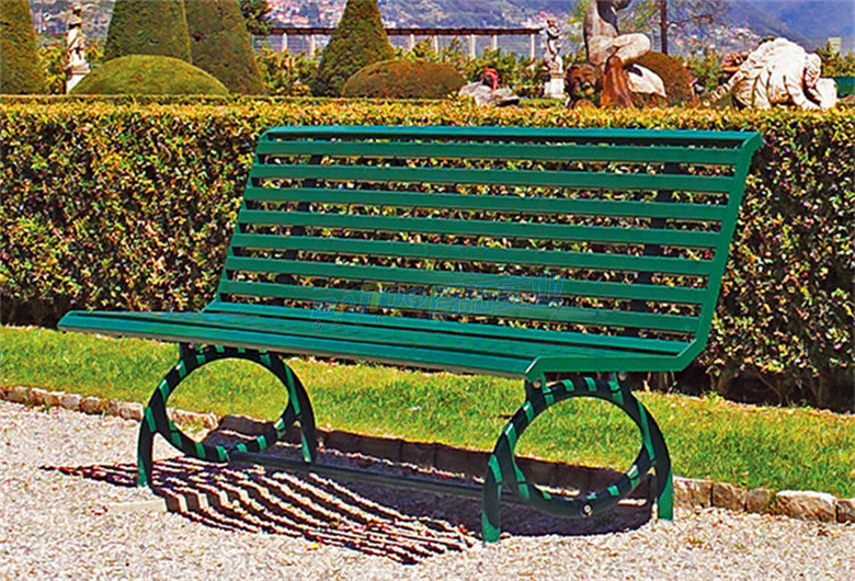 公园铁艺长条凳颜色可定制